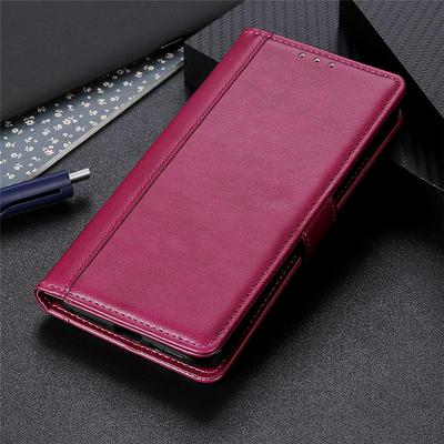 Elephant Pattern Side Flip Shockproof PU Leather + Soft TPU Stand with Magnetic Buckle and Card Slots Case for Samsung Galaxy A31