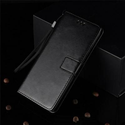 Crazy Horse Pattern Premium Retro Leather Shockproof PU Leather + Shock-absorbent TPU Wallet Case with Magnetic Closure  Card Slots Kickstand for OnePlus Nord N100