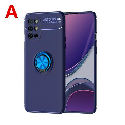 For OnePlus 8T Metal Ring Bracket All-inclusive Shock Absorption Anti-fall Extra Thin Soft TPU Back Cover Case