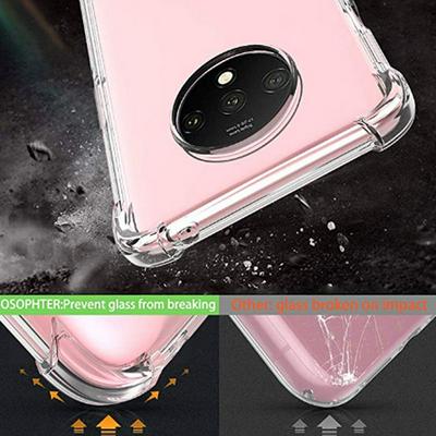 Soft TPU Case for OnePlus 7T, Transparent Corner-guarded Flexible Phone Cover 