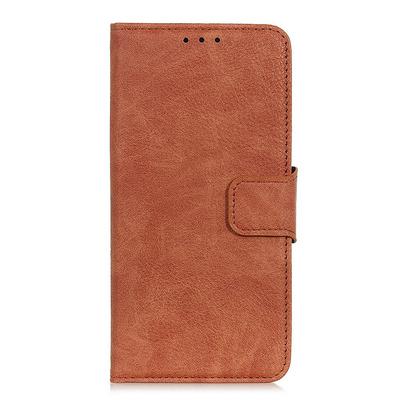 Litchi Pattern Side Flip Shockproof PU Leather + Soft TPU Stand with Magnetic Buckle and Card Slots Case for OnePlus 8T