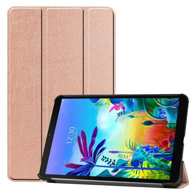 Custer Pattern TPU + PU Leather with Trid-fold Stand Support and Pen Holder Slots Cover Case for LG G Pad 5 10.1
