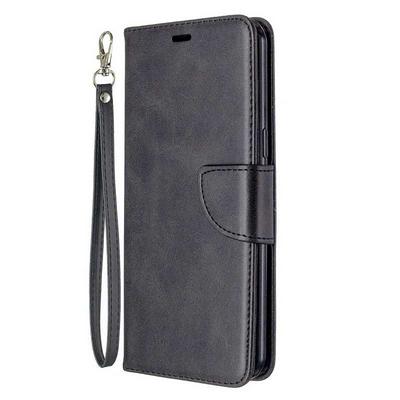 Solid Color Sheep Pattern All-round Protection PU Leather Phone Protective Case with Card Slots&Stand for LG K51