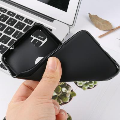 Black Matte Dustproof Durable Soft TPU Back Cover Phone Case for Google Pixel 4a