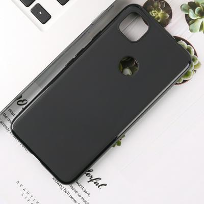 Black Matte Dustproof Durable Soft TPU Back Cover Phone Case for Google Pixel 5 XL
