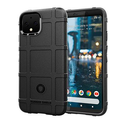 Anti-Fingerprint Anti-Slip Airbag Anti-Drop Heavy Armor Rugged Shield Matte TPU Back Cover Case for Google Pixel 4