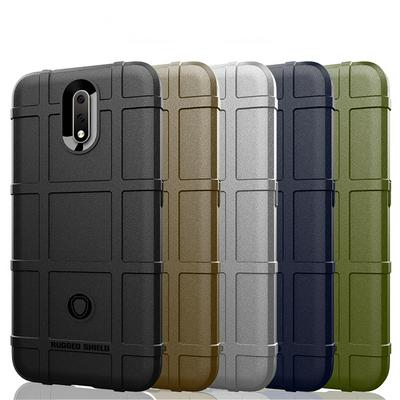 Rugged Shield Frosted Four Corners Airbag Design Non-Slip Soft TPU Back Cover Case for Nokia 2.3