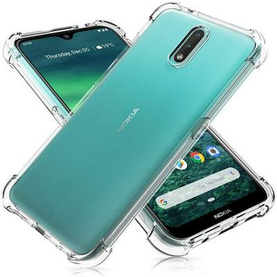 Four Corners Shockproof Transparent Soft TPU Back Cover Protective Case for Nokia 2.3