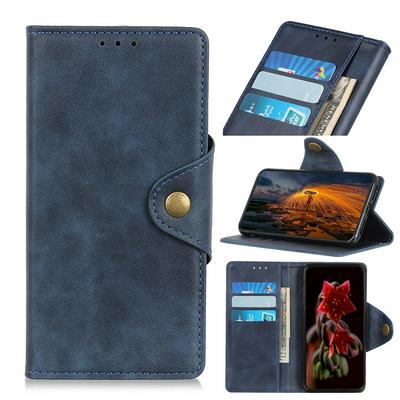 Copper Buckle Sheep Pattern Scratch Resistant PU Leather Phone Case with Stand and Card Slots for OnePlus Nord