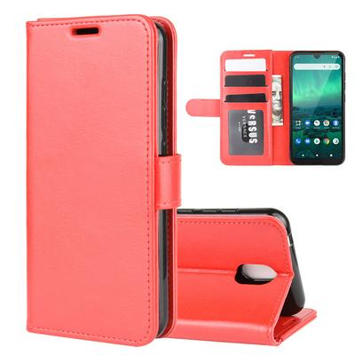 R64 Pattern Single Fold Edge Side Flip Shockproof PU Leather + Soft TPU Picture Frame Magnetic Buckle with Stand and Card Slots Wallet Case for Nokia 1.3