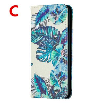 Color Painted Magnetic Closure Cute Cartoon Pattern Side Flip Scratch Resistant PU Leather Wallet Phone Case with Stand for Xiaomi Redmi 9A
