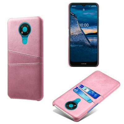 Extra Thinness Premium Cowhide Leather Vintage Shockproof All-Inclusive Hard PC + TPU with Card Slot Cover Case for Nokia 3.4