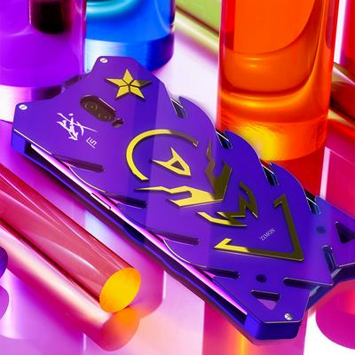 Luxury 3D New Raytheon 2 Armor Anti-Scratch Hard Aluminum Metal Bumper Full Protective Back Cover Case for OPPO R17