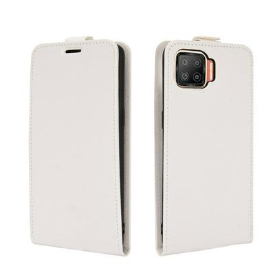 R64 Pattern Single Folded Edge Up and Down Flip Scratch Resistant PU Leather Wallet Phone Case for OPPO A73