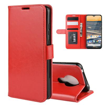 R64 Pattern Single Fold Edge Side Flip Shockproof PU Leather + Soft TPU Picture Frame Magnetic Buckle with Stand and Card Slots Wallet Case for Nokia 5.3
