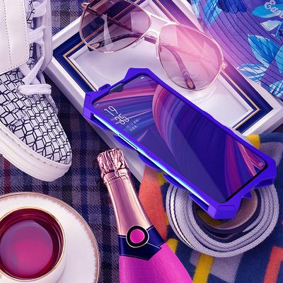 Luxury 3D New Raytheon Anti-Scratch Hard Aluminum Metal Bumper Full Protective Back Cover Case for Huawei Y9 (2019) / Enjoy 9 Plus