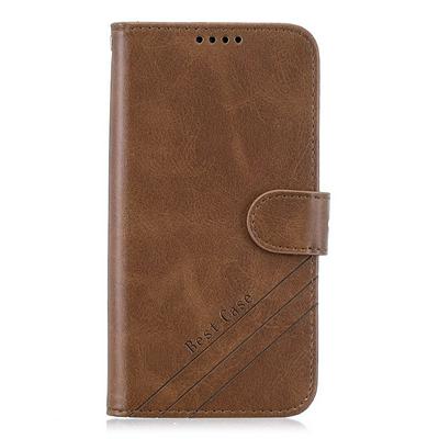 Solid Color Cow Pattern Wrist Strap Style Shockproof Side Flip PU Leather + Soft TPU Card Slots with Stand and Magnetic Buckle Wallet Case for Samsung Galaxy A21s