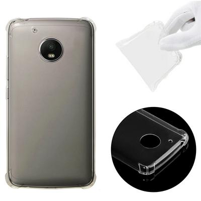 Ultra Soft Transparent TPU Case with Multiple Precision Holes for Motorola Moto G5