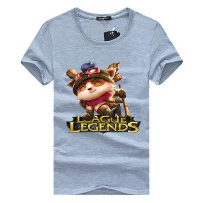 L-3XL Size Korean Cartoon Pattern Stylish Casual Short Sleeves O-Neck T-Shirt Top for Man