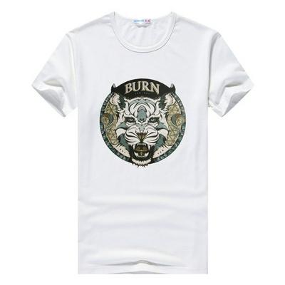 Men's Short Sleeve T-shirt Regular-fit Printed Tee - Pattern A