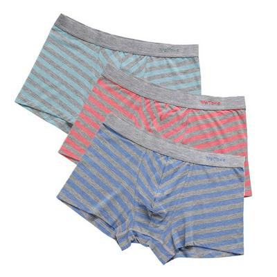 Men's Breathable U Pouch Briefs Cellulose Fiber Cotton Underpants - Blue, Red, Green