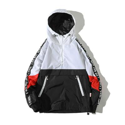 Hooded Jassen Mannen Nieuwe Patchwork Kleur Blok Trui Jas Mode Trainingspak Jas Mannen Hip Hop Streetwear Jas Mannen