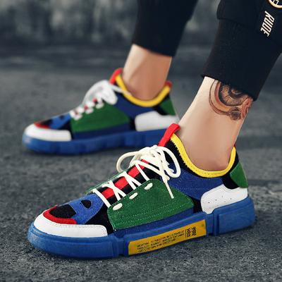  Leisure Casual Men Sneakers Men Trend Male Air Mesh Breathable Shoes Light Color Comfortable Lace Up Shoes