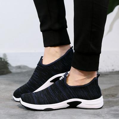 Fly Woven Men's Soft and Breathable Shoes Running Sports Sneaker