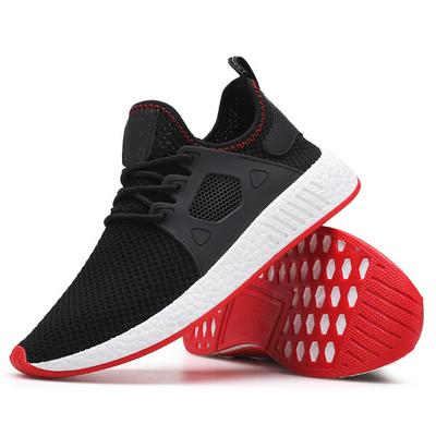Men Shoes Casual Weaving Fly Mesh Breathable Soft Black Slipon Mens Shoe Male Trainers Sneakers  