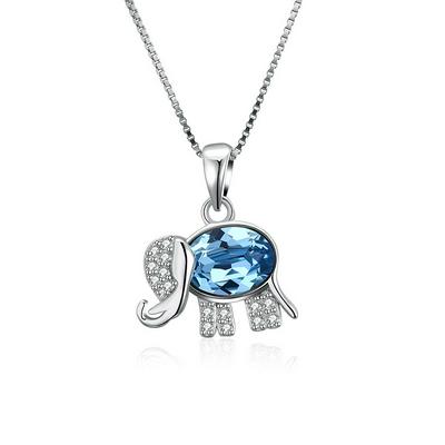 Necklace 925 Sterling Silver Necklace Elephant Pendants Necklaces Women Jewelry SVN154 Sterling Silver Dressup Jewellry Pendant  