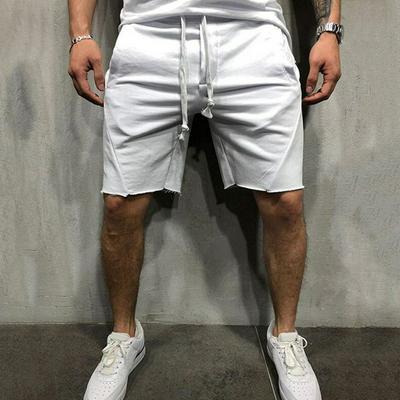 Men's Loose Fit Casual Sports Shorts Cool Street Shorts Absorbent Thin Polyester Pants for Summer Beach Vacation