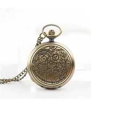 Pocket Watch  Medical Brand Of Vintage Bronze Quartz Fashion Necklace Style The Best Steampunk Pendant Pocket Watch  