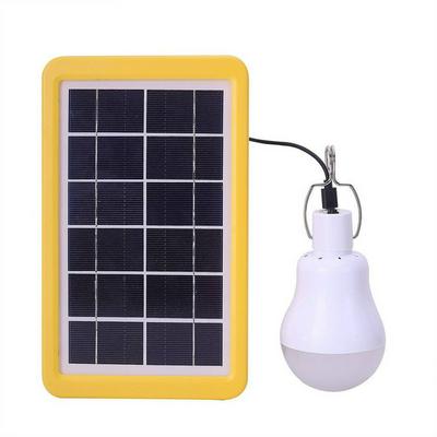 Portable Solar Household Rechargeable LED Work Bulb Light 480LM Solar Energy Lamp for Outdoor Camping Tent