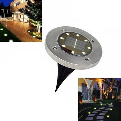 8 LEDs Waterproof Solar Powered Ground Light Garden Pathway Deck Landscape Lighting for Home Yard Driveway Lawn Road