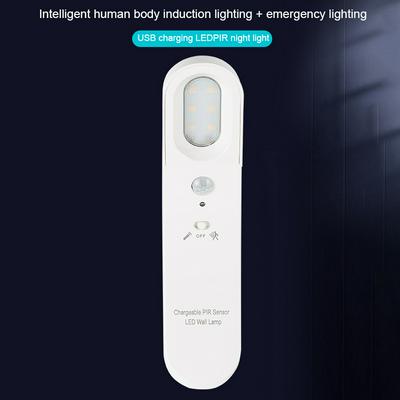 LED Infrared Motion Sensor Lights USB Smart Night Lamp Wall Lamp Bedroom 
