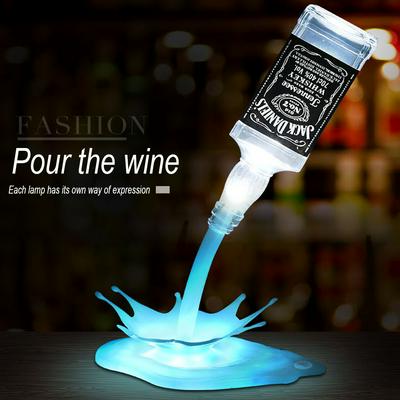 Creative Pour the Wine Night Light USB Rechargeable Touch Cotrol LED Lamp