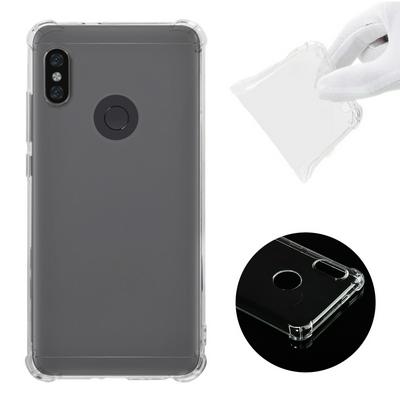 Shockproof Anti-Scratch Transparent Soft TPU Back Cover Case for Xiaomi Redmi Note 5 Pro / Note 5 EU