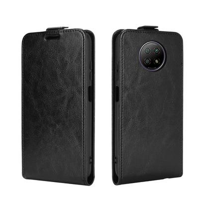 R64 Pattern Single Folded Edge Vertical Flip Folio Scratch Resistant PU Leather Wallet Phone Case for Xiaomi Redmi Note 9 5G