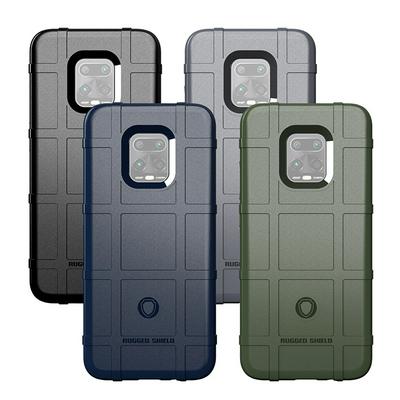 Rugged Shield Frosted Four Corners Airbag Design Non-Slip Soft TPU Back Cover Case for Xiaomi Redmi 10X Pro 5G