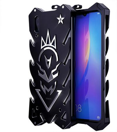 Zimon Vulcan Series Shockproof Aluminum Metal Back Cover Case for Xiaomi Mi 9