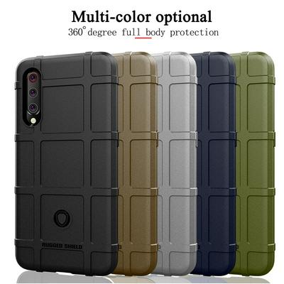 Rugged Shield Frosted Four Corners Airbag Design Non-Slip Soft TPU Back Cover Case for Xiaomi Mi 9 / Mi 9 Explorer