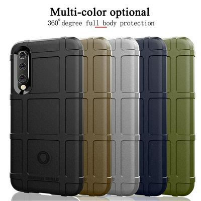 Rugged Shield Frosted Four Corners Airbag Design Non-Slip Soft TPU Back Cover Case for Xiaomi Mi 9 SE
