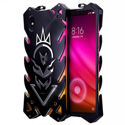 Zimon Vulcan Series Shockproof Aluminum Metal Back Cover Case for Xiaomi Mi 8
