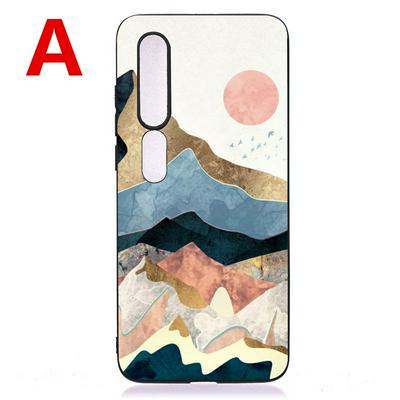 Black Background Colored Painting New Pattern Scratch Resistant Soft TPU Back Cover Phone Case for Xiaomi Mi 10 5G