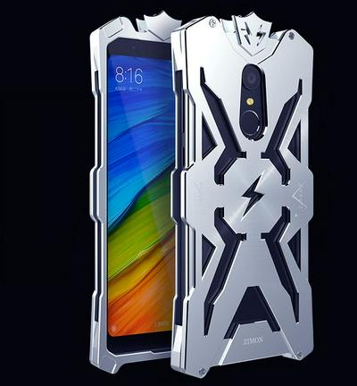 Zimon Thor Series Shockproof Aluminum Metal Back Cover Case for Xiaomi Redmi 5
