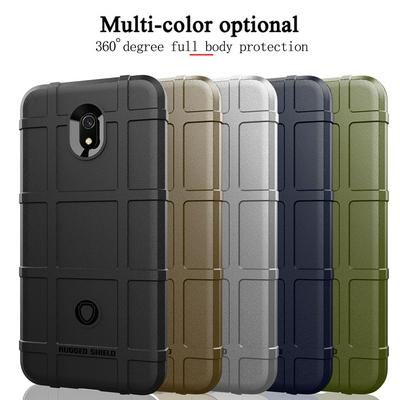Rugged Shield Frosted Four Corners Airbag Design Non-Slip Soft TPU Back Cover Case for Xiaomi Redmi 8A