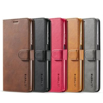 For Redmi Note 9T 5G Magnetic Button Calf Pattern Flip Leather + TPU Case with Card Slot and Stand 