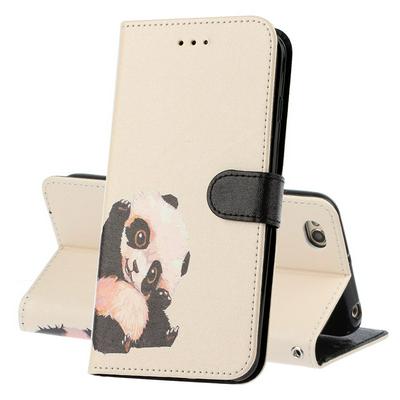 Silk Texture PU Leather + Soft TPU Card Slots with Stand Support and Wallet Protective Case for Xiaomi Redmi GO