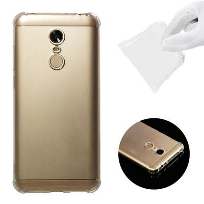 Solid Color Anti-Scratch Shockproof Soft TPU Back Cover Case for Xiaomi Redmi 5 Plus 