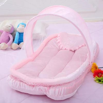 0-18 Months Baby Beds Mosquito Net Crib Netting Bed Nets Infant Bedding Cushion Mattress + Pillow Maio Infantil